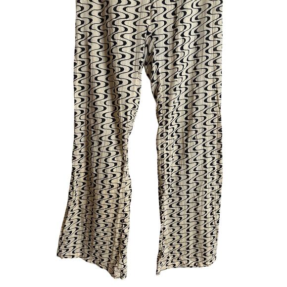 Gimaguas  Disco Pants Cream/Black Womans Small - Picture 6 of 9